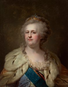 Keisarinna Katariina II:n muotokuva 1729-1796, 1790-luku.