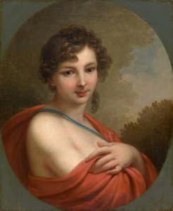 Elena Naryshkinan muotokuva 17851855, 1800 tekijältä Johann Baptist von Lampi the Elder
