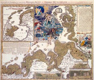 Kartta vuoden 1717 joulutulvasta