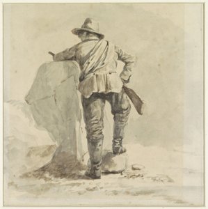 Lepopoika, takaa katsottuna tekijältä Johann Bernard Klombeek