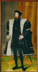 Keisari Ferdinand I, Karl V:n veli ... (maalaus kankaalle) tekijältä Johann Bocksberger