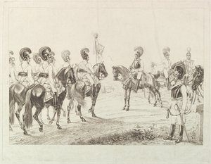 Itävallan Cuirassiers, 1800-luvun alku.