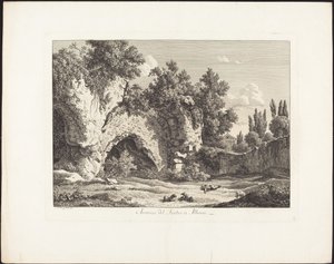 Albanon teatterin jäännökset tekijältä Johann Christian Reinhart