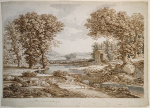 Sankarillinen maisema tekijältä Johann Christian Reinhart