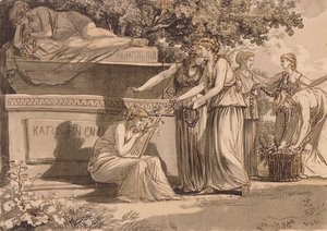 J C Reinhart Arcadia 1785 tekijältä Johann Christian Reinhart