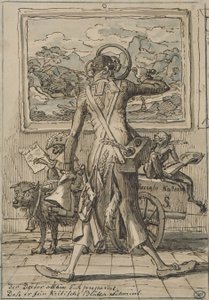 J C Reinhart Karikatyyri Ludwig Schorn 1833 tekijältä Johann Christian Reinhart
