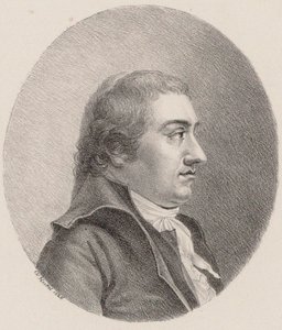 Säveltäjä Johann Rudolf Zumsteegin muotokuva 1760-1802, 1826. tekijältä Johann Christoph Heckel