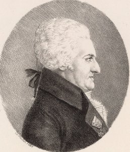 Säveltäjä Pierre-Alexandre Monsignyn muotokuva 1729-1817, 1826. tekijältä Johann Christoph Heckel