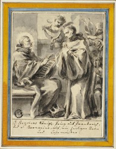 Ranskan kuningas Henrik ja Saint Bernard Clairvaux