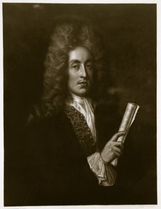 George J. Zobelin (1810-81) kaivertama Henry Purcellin (1659-95) muotokuva