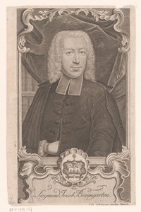 Sigmund Jacob Baumgartenin muotokuva tekijältä Johann David Schleuen (I)