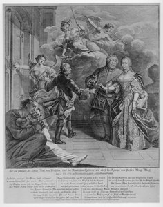 1763 Hubertusburgin hiljaisuus tekijältä Johann David Schleuen