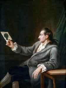 Goethen muotokuva siluettia katsoen tekijältä Johann Ehrenfried Schumann