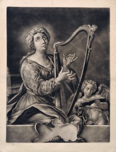 Johann Elias Ridinger S Cecilia tekijältä Johann Elias Ridinger