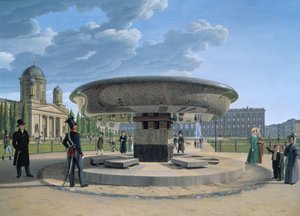 Graniittiastia Berliinin Lustgartenissa, 1831