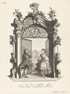 Moderni tapa puutarhan ovelle (puutarhaovi moderniin tyyliin) tekijältä Johann Esaias Nilson