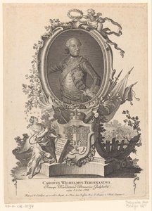 Karel Willem Ferdinandin muotokuva Brunswick-Wolfenbüttelistä tekijältä Johann Esaias Nilson
