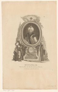 Mustafa III:n muotokuva tekijältä Johann Esaias Nilson