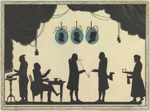 David Roentgen and Company Pietarissa, n. 1784-86. tekijältä Johann Friedrich Anthing