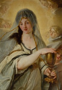 Uskon allegoria (öljy kankaalle) tekijältä Johann Friedrich August Tischbein