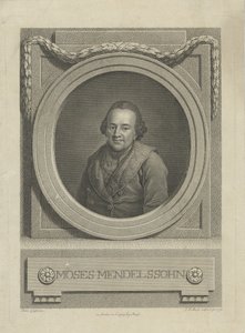 Moses Mendelssohnin muotokuva 1729-1786, 1772.