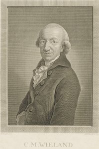 Runoilijan ja kirjailijan Christoph Martin Wielandin muotokuva 1733-1813, 1797.
