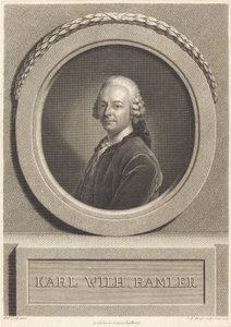 Karl Ramler tekijältä Johann Friedrich Bause after Anton Graff
