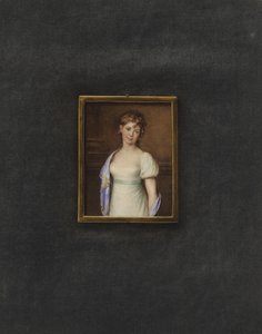 Tuntemattoman nuoren naisen muotokuva tekijältä Johann Friedrich Leybold