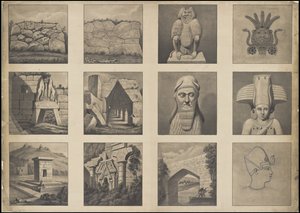 Kokoelma Waldeckin alkuperäisiä mesoamerikkalaisia taideteoksia, laatikko 20/22 tekijältä Johann Friedrich Maximilian von Waldeck