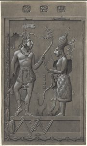 Kokoelma Waldeckin alkuperäisiä taideteoksia Mesoamerikkasta, laatikko 2/22 tekijältä Johann Friedrich Maximilian von Waldeck