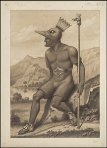 Kokoelma Waldeckin alkuperäisiä taideteoksia Mesoamerikkasta, laatikko 3/22 tekijältä Johann Friedrich Maximilian von Waldeck