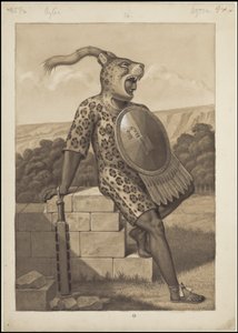 Kokoelma Waldeckin alkuperäisiä taideteoksia Mesoamerikkasta, laatikko 3/22 tekijältä Johann Friedrich Maximilian von Waldeck