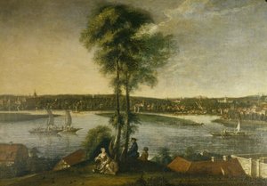 Potsdam, Sanssoucin palatsin puisto Brauhausbergiltä käsin