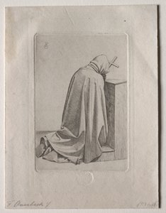 Rukoileva munkki, 1826.