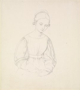 Taiteilijan vaimon Ninan muotokuva, c1830