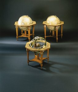 Harvinainen 1700-luvun maapallokolmio, Nürnberg