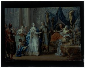 Antiokhos ja Stratonike tekijältä Johann Georg Platzer