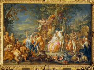 Bacchus ja Ariadne ... tekijältä Johann Georg Platzer