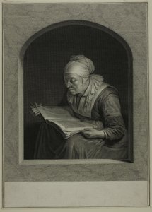 La Liseuse (Nainen lukemassa) tekijältä Johann Georg Wille