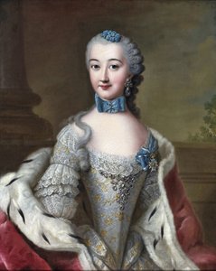 Württemberg-Oelsin herttuatar Marie Sophie Wilhelmine Württembergin herttuatar tekijältä Johann Georg Ziesenis
