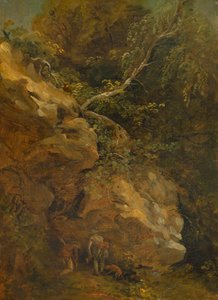 Metsänhoitaja Dillis mäyränpesällä tekijältä Johann Georg von Dillis