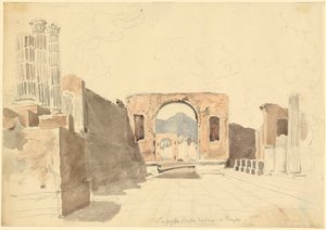 Pompeji tekijältä Johann Georg von Dillis
