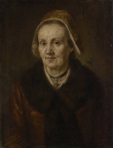 Vanha nainen hupulla