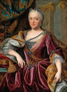 Maria Amalian muotokuva Itävallasta 1701-1756, Pyhän Rooman keisarinna.