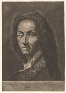 Giovanni Battista Piazzettan muotokuva, 1700-luvun alku. tekijältä Johann Gottfried Haid