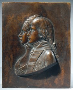 Frederick William III. kruununprinssinä vaimonsa Luise von Mecklenburg-Strelitzin kanssa