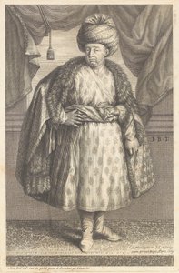 Muotokuva Jean-Baptiste Tavernierista (1605-1689) tekijältä Johann Hainzelmann