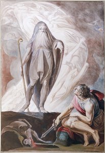 Teiresias ennustaa Fotoren Odysseukselle
