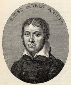 Ernst Moritz Arndtin muotokuva 1769-1860.