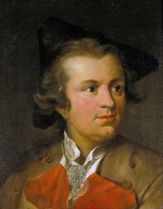 Gotthold Ephraim Lessingin muotokuva 1729-1781, noin 1755.